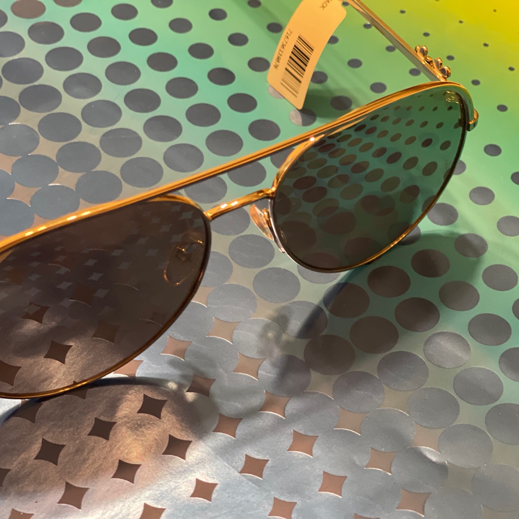 Marc Jacobs Daisy 2/S Aviator Pilot Sunglasses In Rose Gold Tint Nwot Ma #11